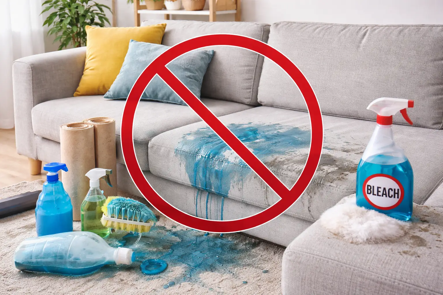 Najczęstsze błędy przy czyszczeniu kanapy – Aurora Clean