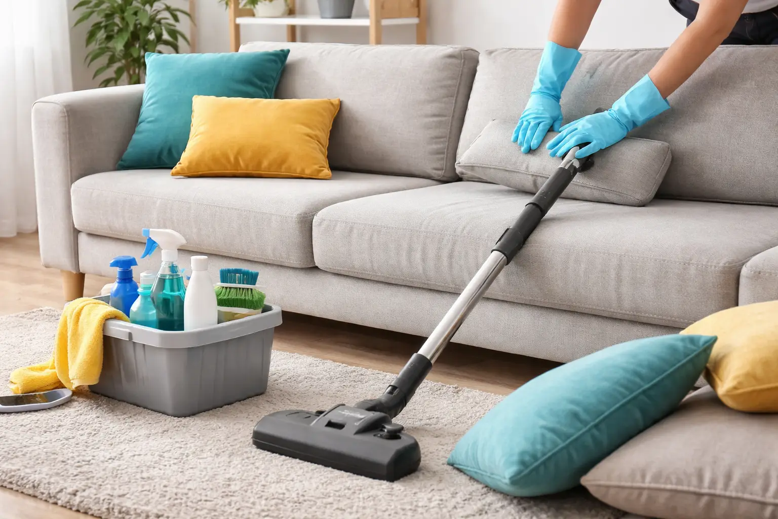 Jak przygotować kanapę do prania – poradnik Aurora Clean